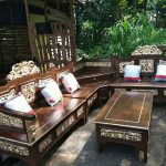 Kursi Meja Tamu Sudut Ruangan Kayu Jati
