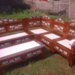 Kursi Tamu Sudut Kayu Jati Sofa Jati SRJM