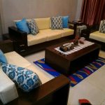 RAK BUKU DAN KURSI TAMU SOFA