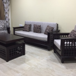 Set Kursi Tamu Sofa Kayu