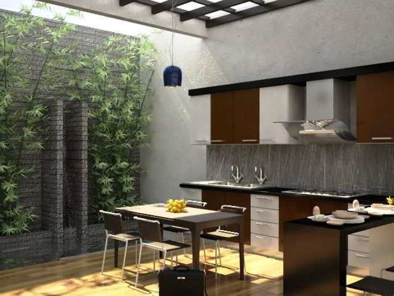 Desain Dapur Dan Ruang Makan Terbuka