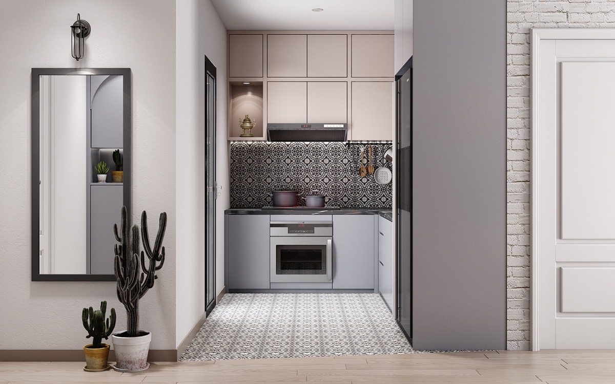 Desain Dapur Kecil Ukuran 2x2 M
