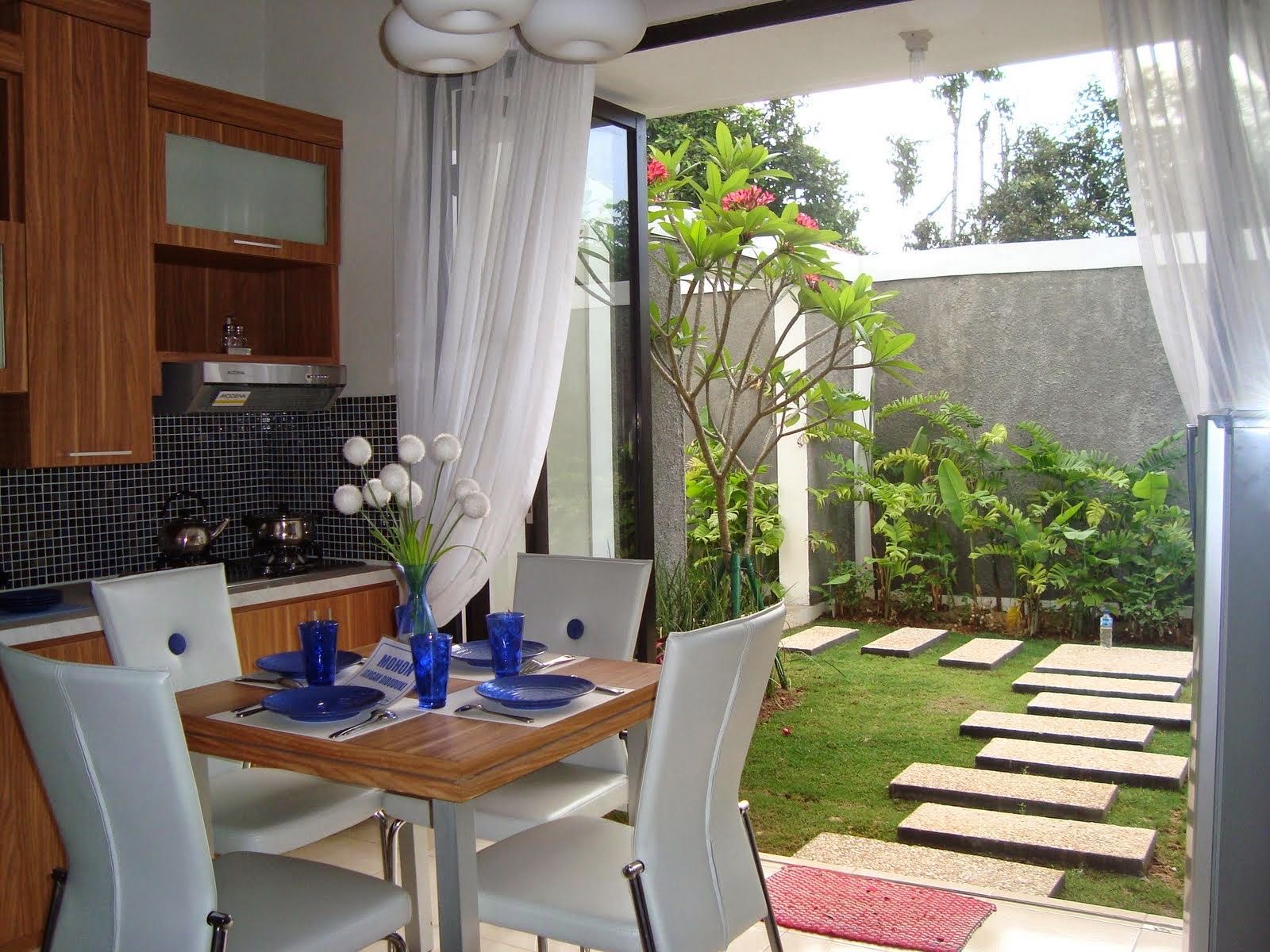 Desain Dapur Terbuka Tipe 36