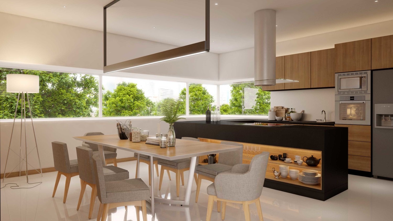 Desain Dapur Terbuka