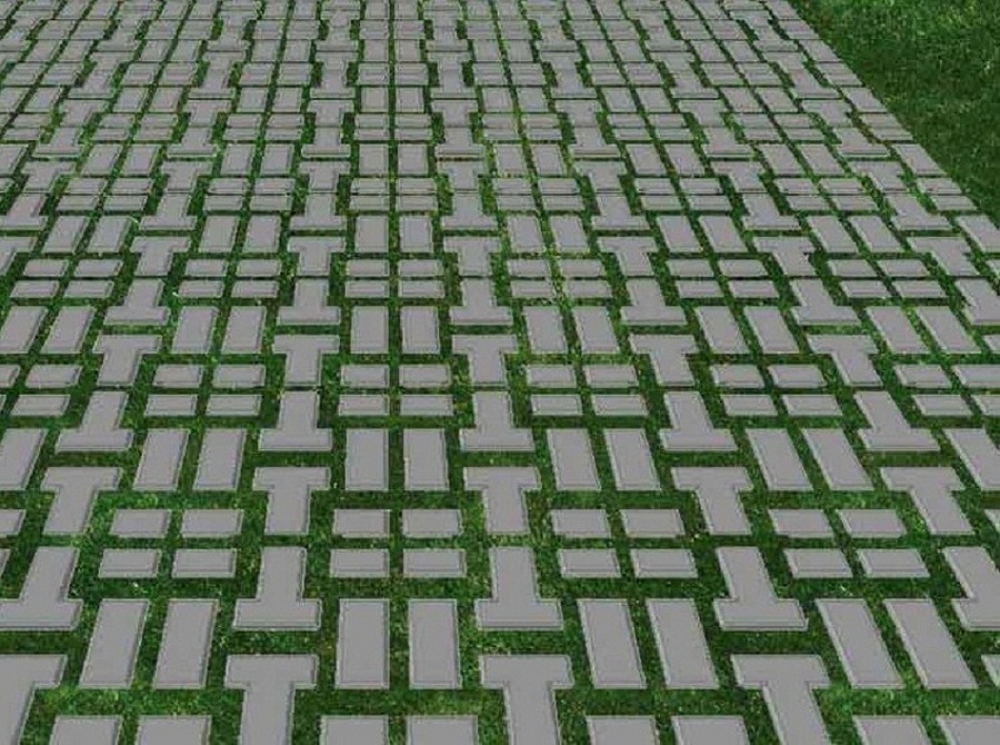Desain Paving Block Labirin