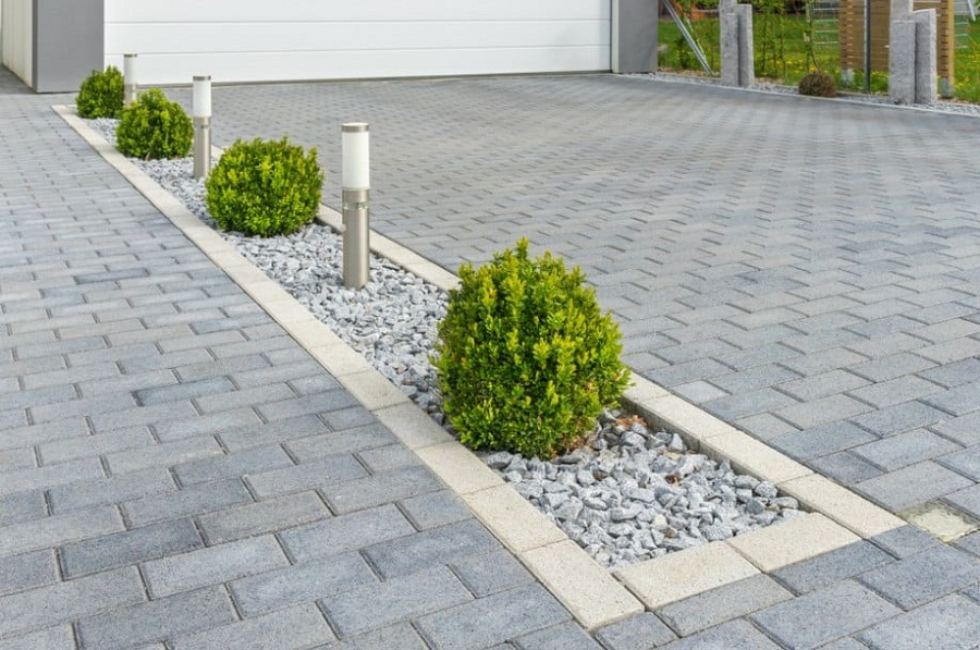 Desain Paving Block Susun Bata