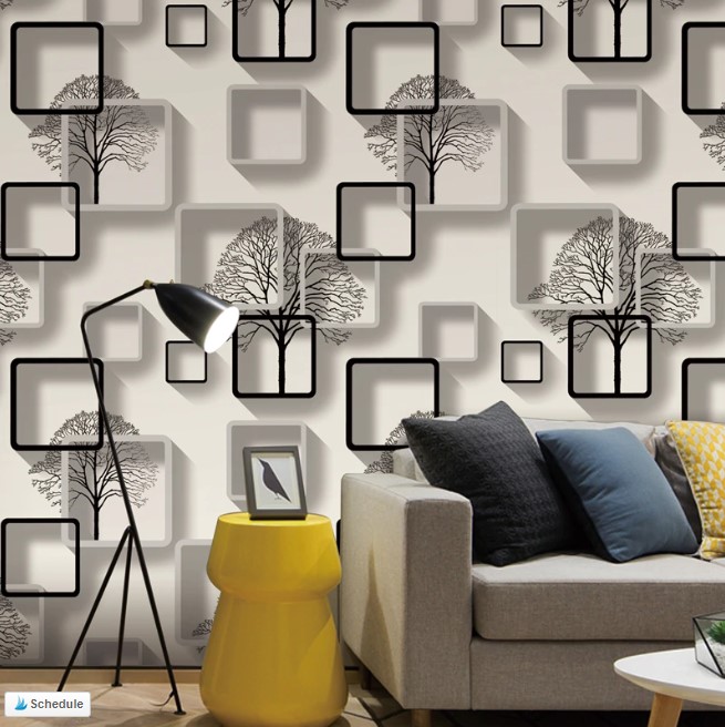 Interior Wallpaper Dinding Ruang Tamu