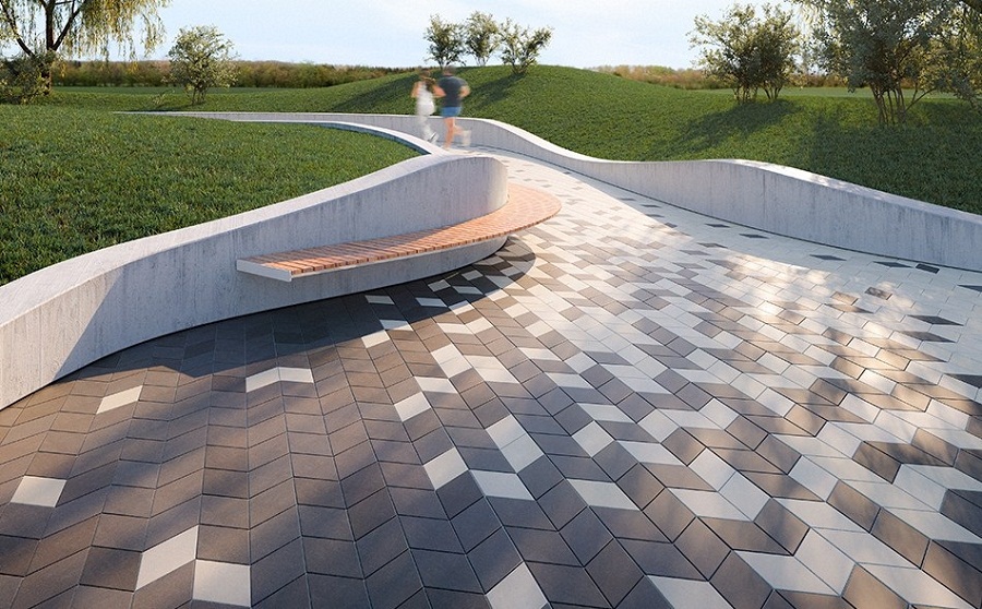 Model Paving Block Modern