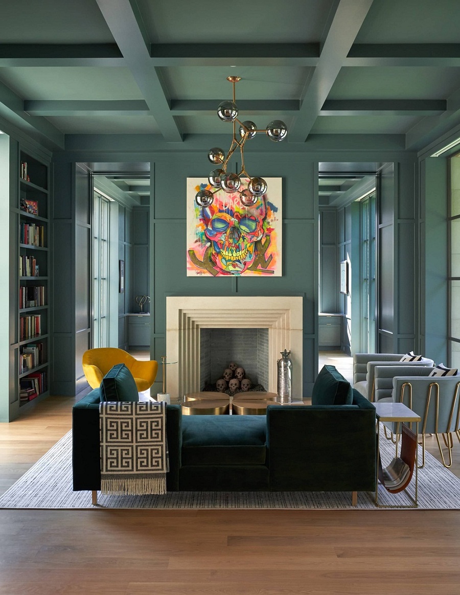 Plafon Minimalis Model Coffered