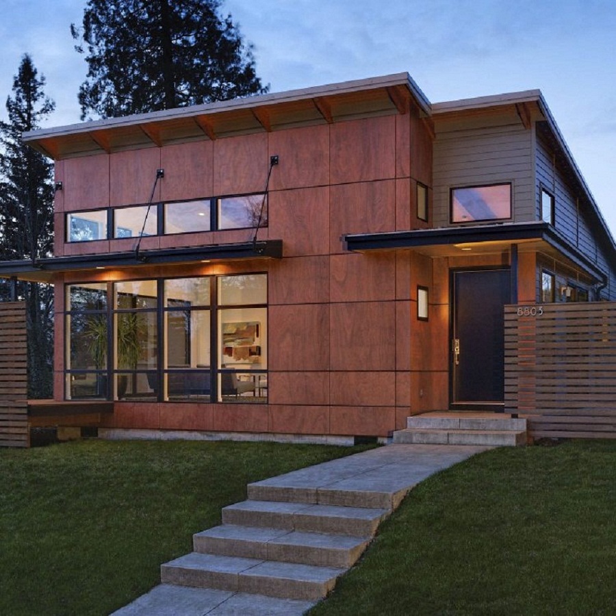 Rumah 2 Lantai Kayu Minimalis Klasik