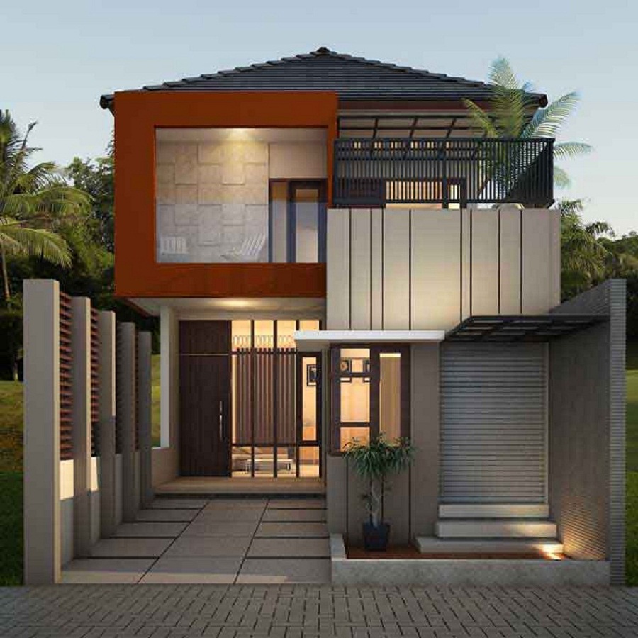 Rumah 2 Lantai Minimalis Sederhana