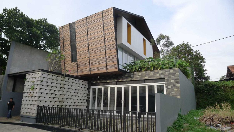 Rumah Minimalis 2 Lantai Bentuk Unik