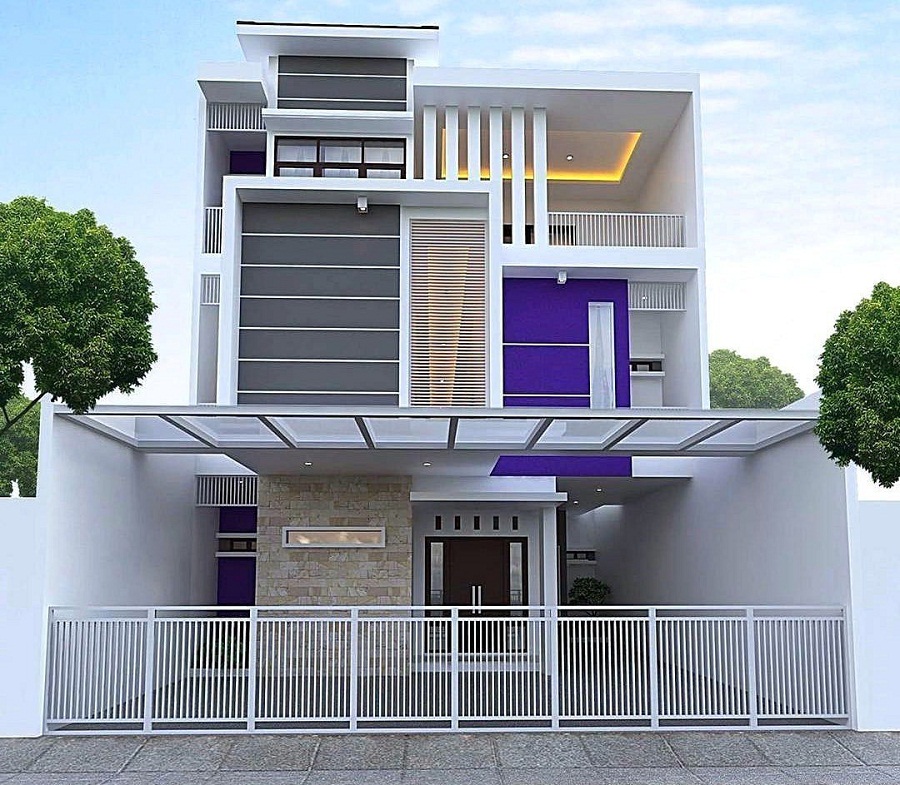 Rumah Minimalis 2 Lantai Full Pagar