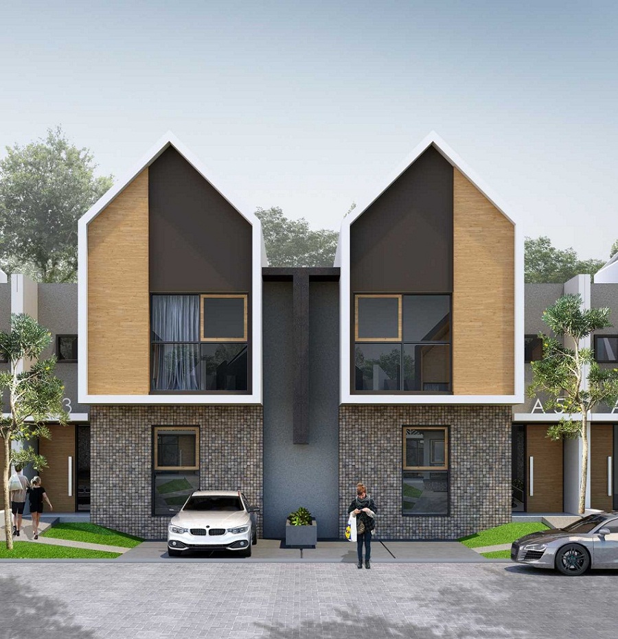 Rumah Minimalis 2 Lantai Gaya Skandinavian