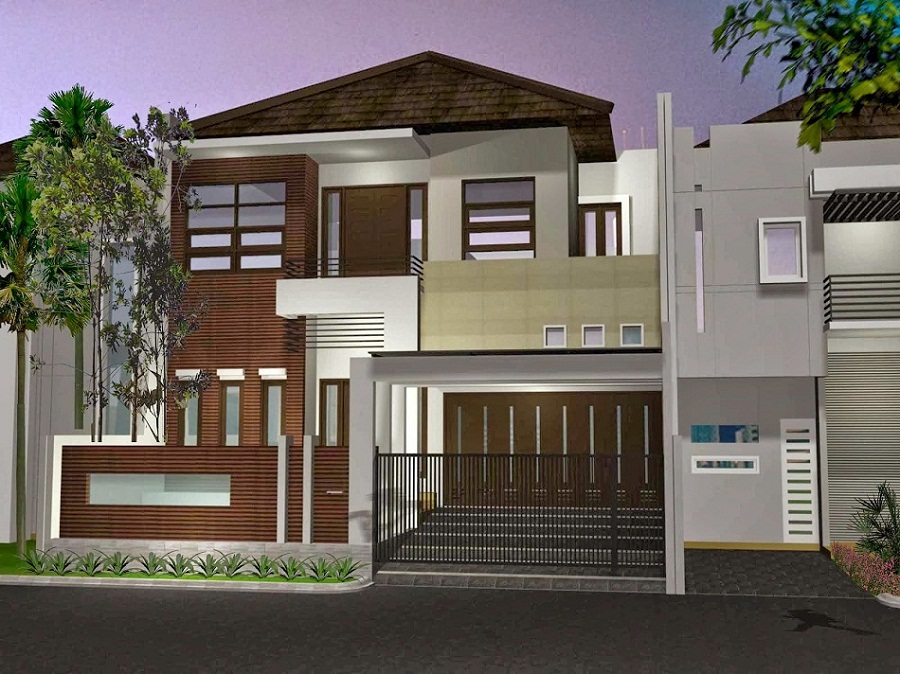 Rumah Minimalis 2 Lantai Type 45