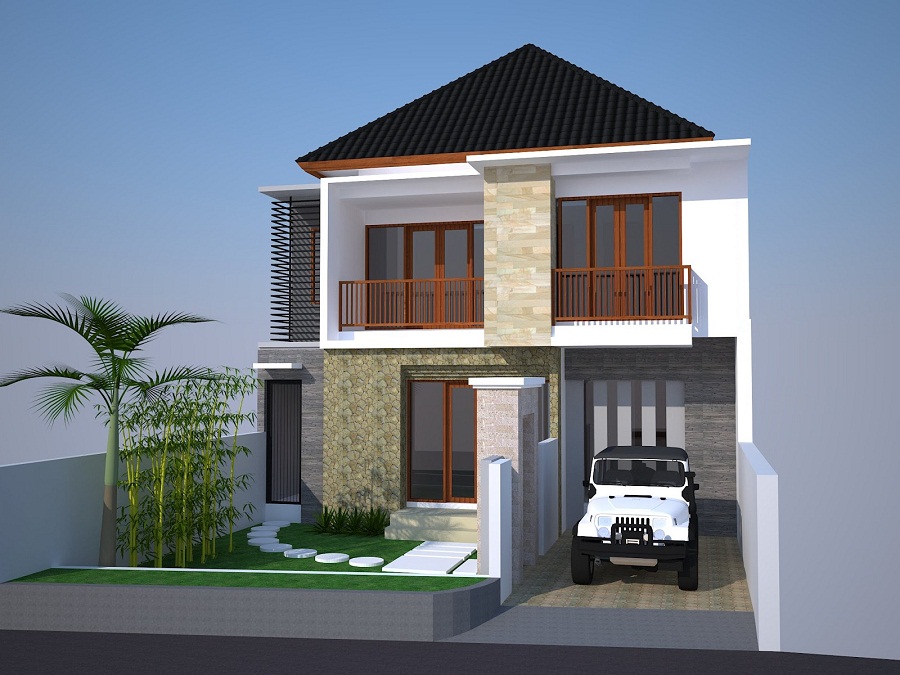 Rumah Minimalis 2 Lantai Type 54