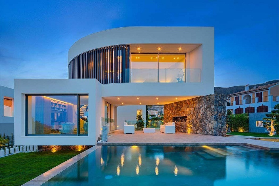 Tampak Depan Rumah Minimalis Mewah