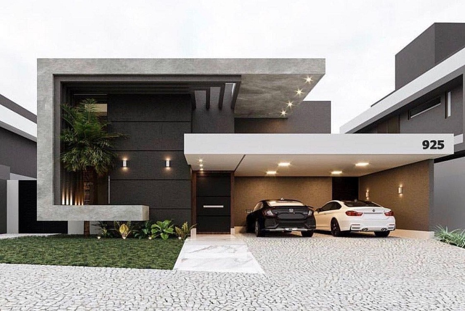 Tampak Depan Rumah Minimalis Modern