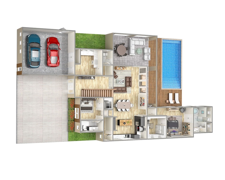 Denah Rumah Type 70 Mewah