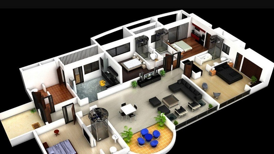 Denah Rumah Type 70 Modern