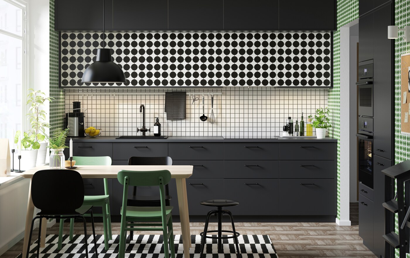 Lemari Dapur Aluminium Polkadot