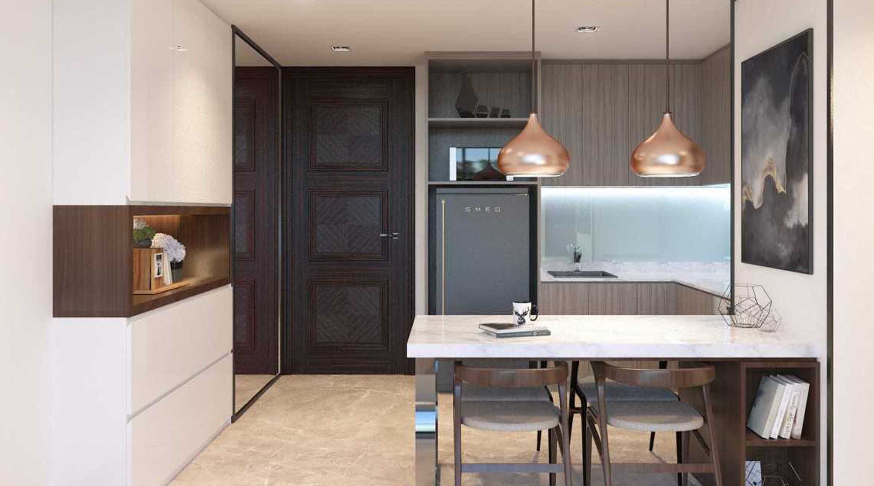 Lemari Dapur Motif Khas Kayu Triplek