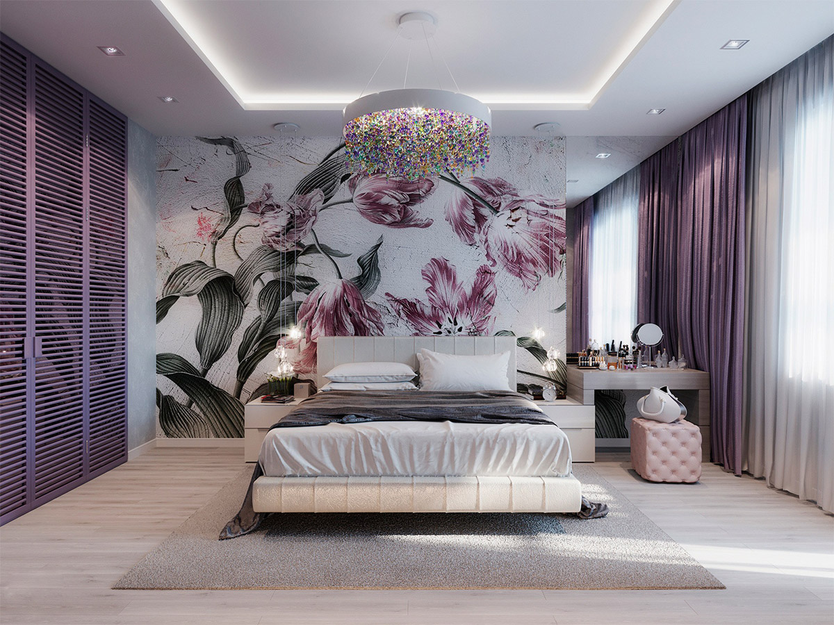 Gambar Wallpaper Dinding Kamar Tidur Utama