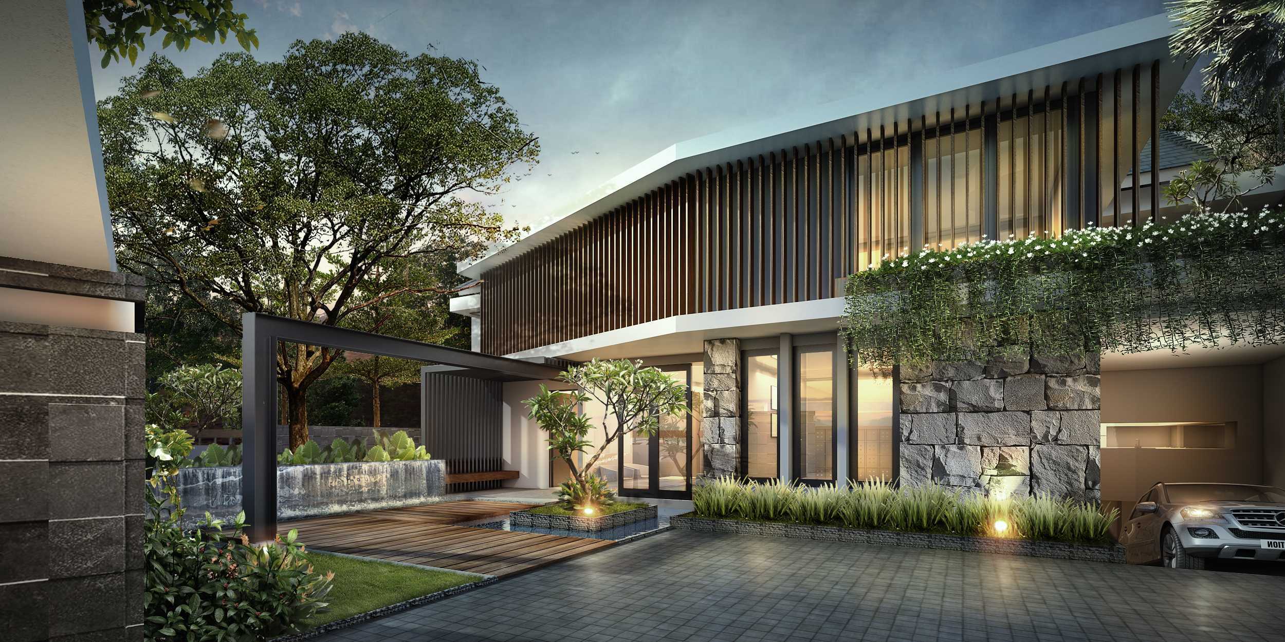 Rumah Mewah Semi Minimalis Go-Green