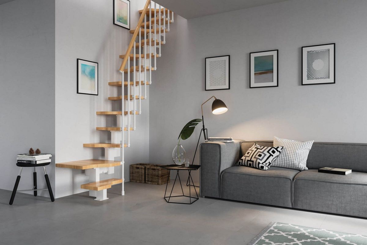 Tangga minimalis sederhana