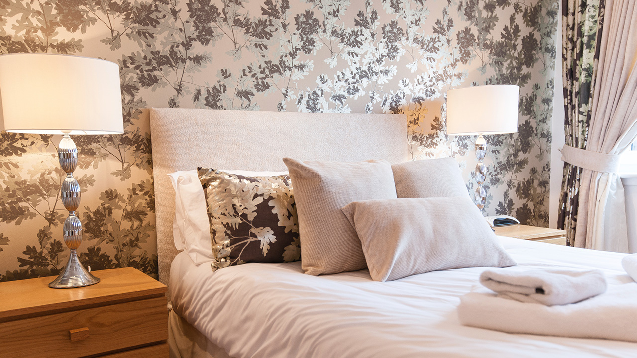 Wallpaper Dinding Motif Floral Natural