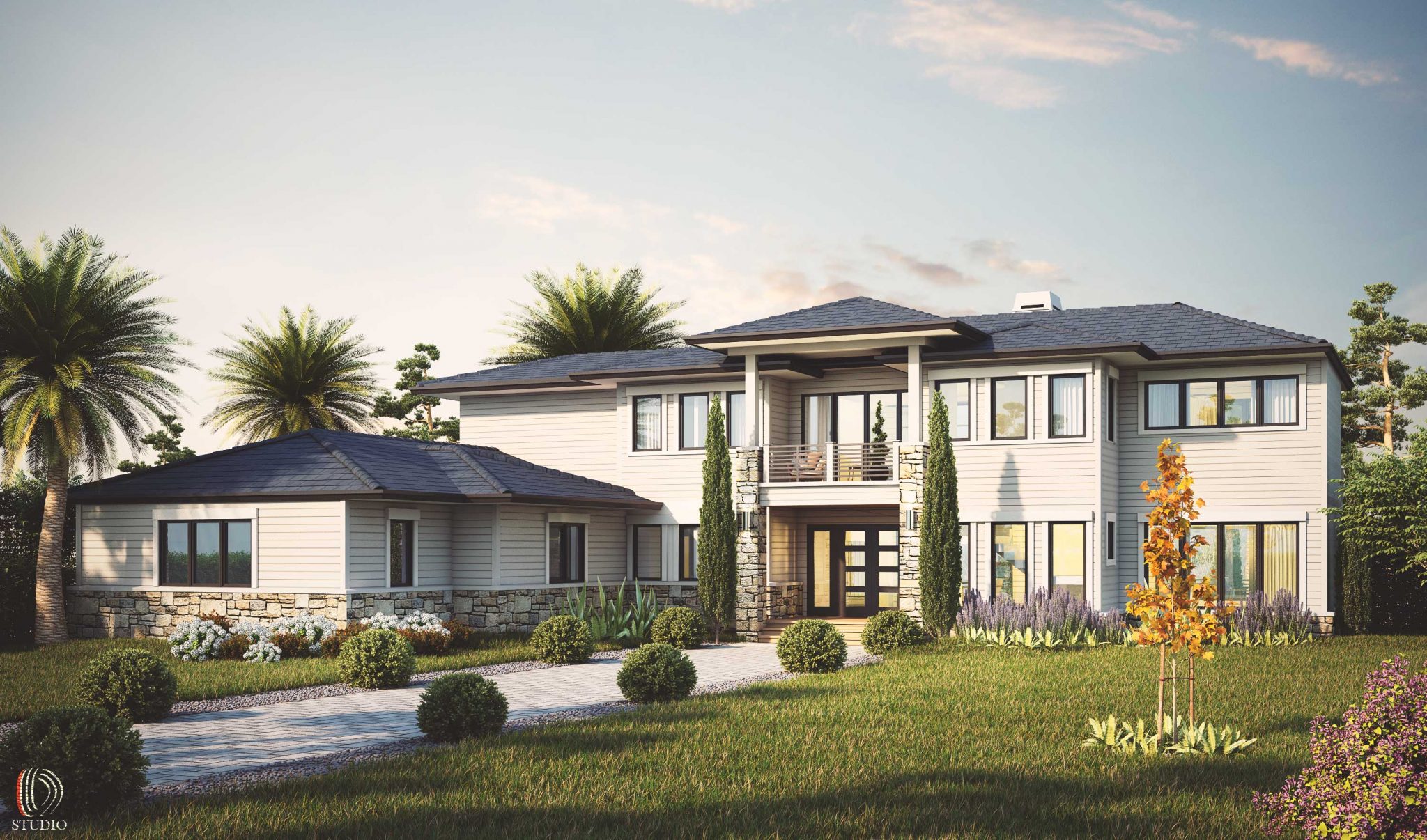 rumah mewah ala kerajaan