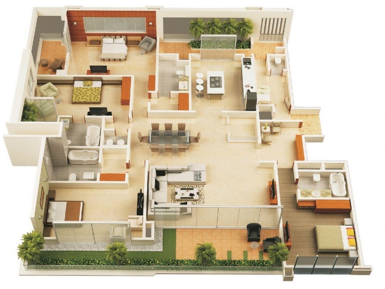 Denah Ruangan Apartemen