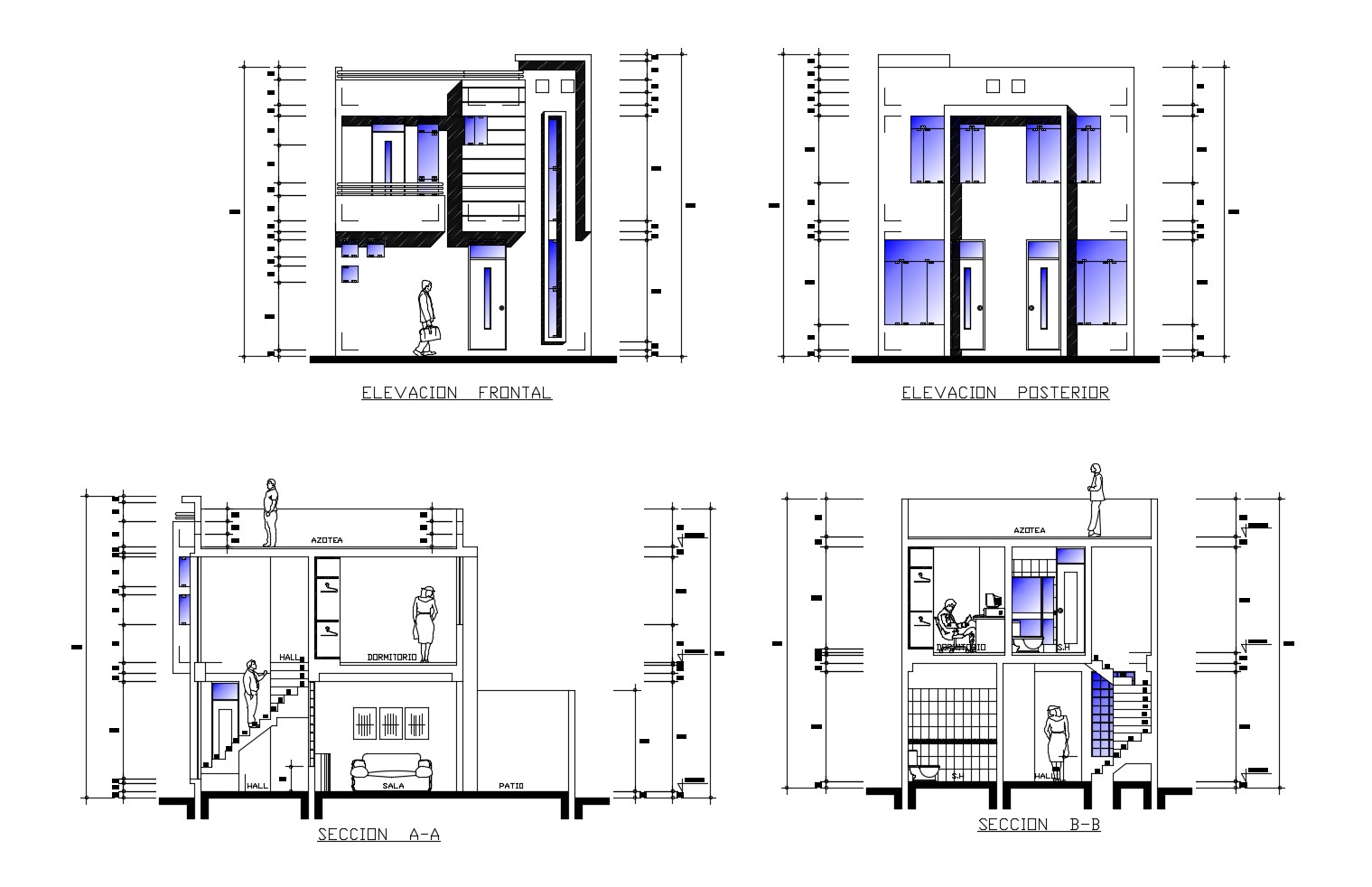 Denah Rumah 2 Lantai Type 60