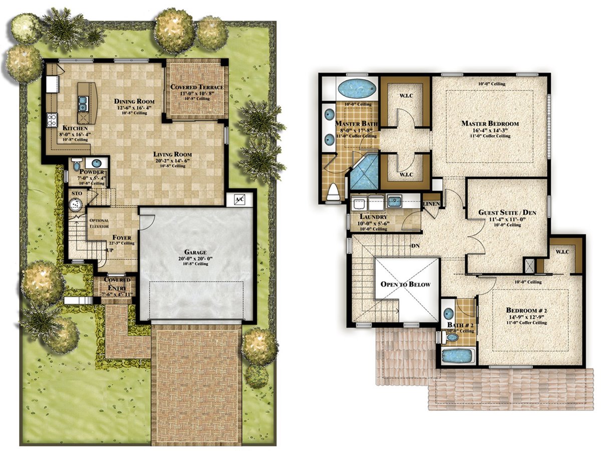 Denah Rumah 2 Lantai Type 70