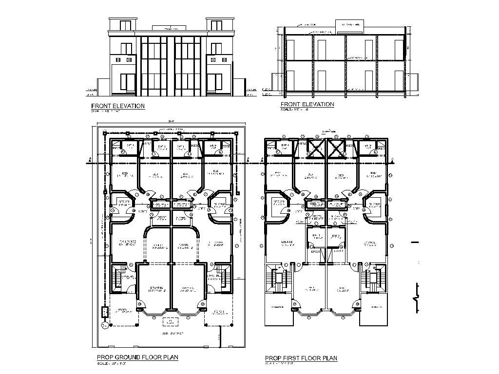 Denah Rumah 2 Lantai Type 90