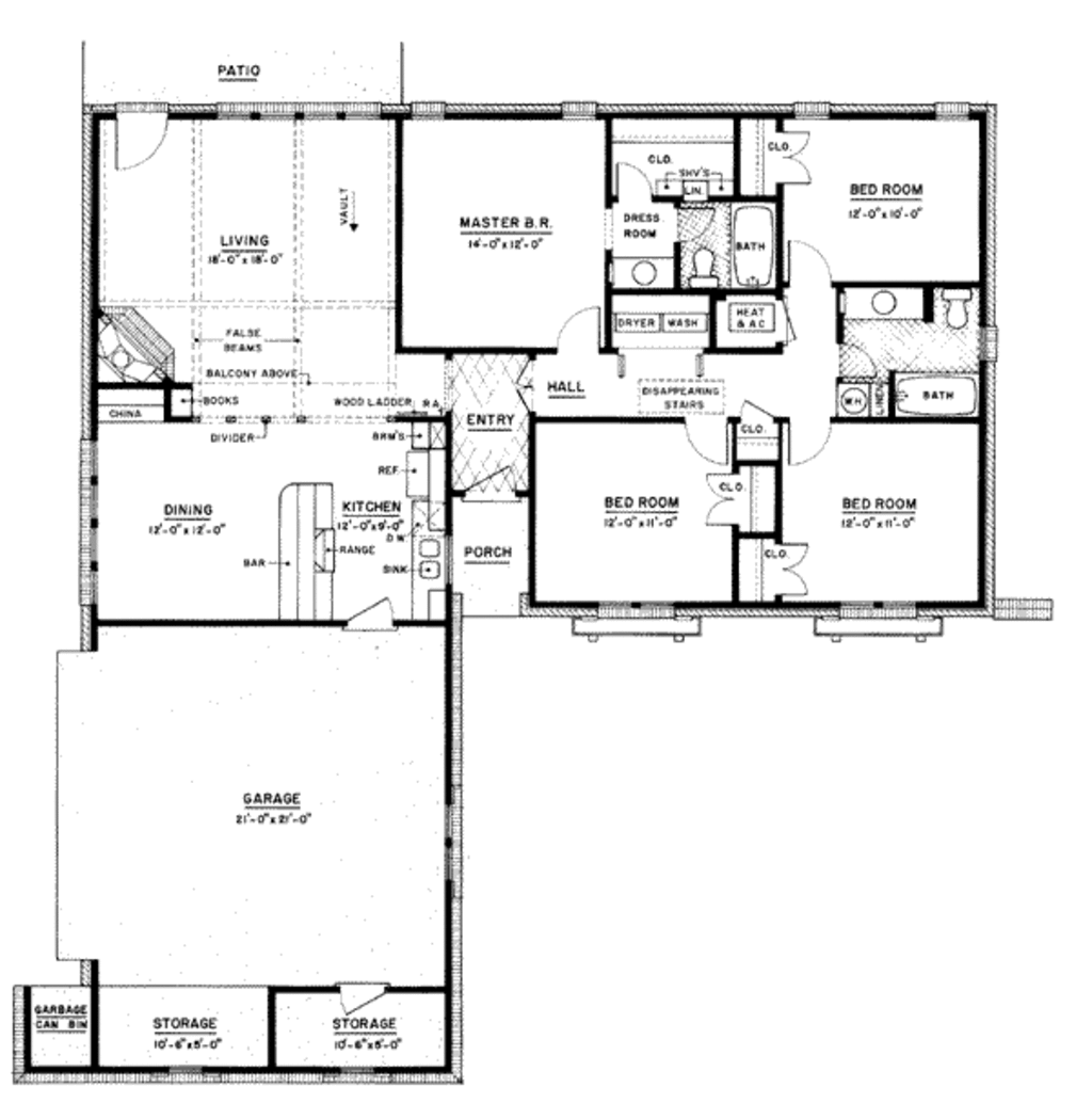 Denah Rumah type 36 dengan halaman luas
