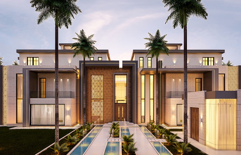 Desain Fasad Rumah Mewah