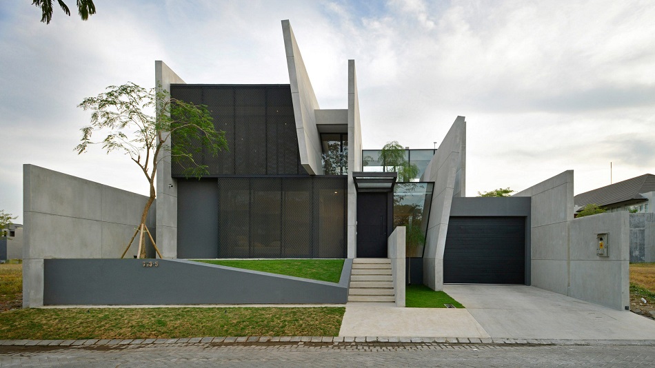 Desain Fasad Rumah Unik