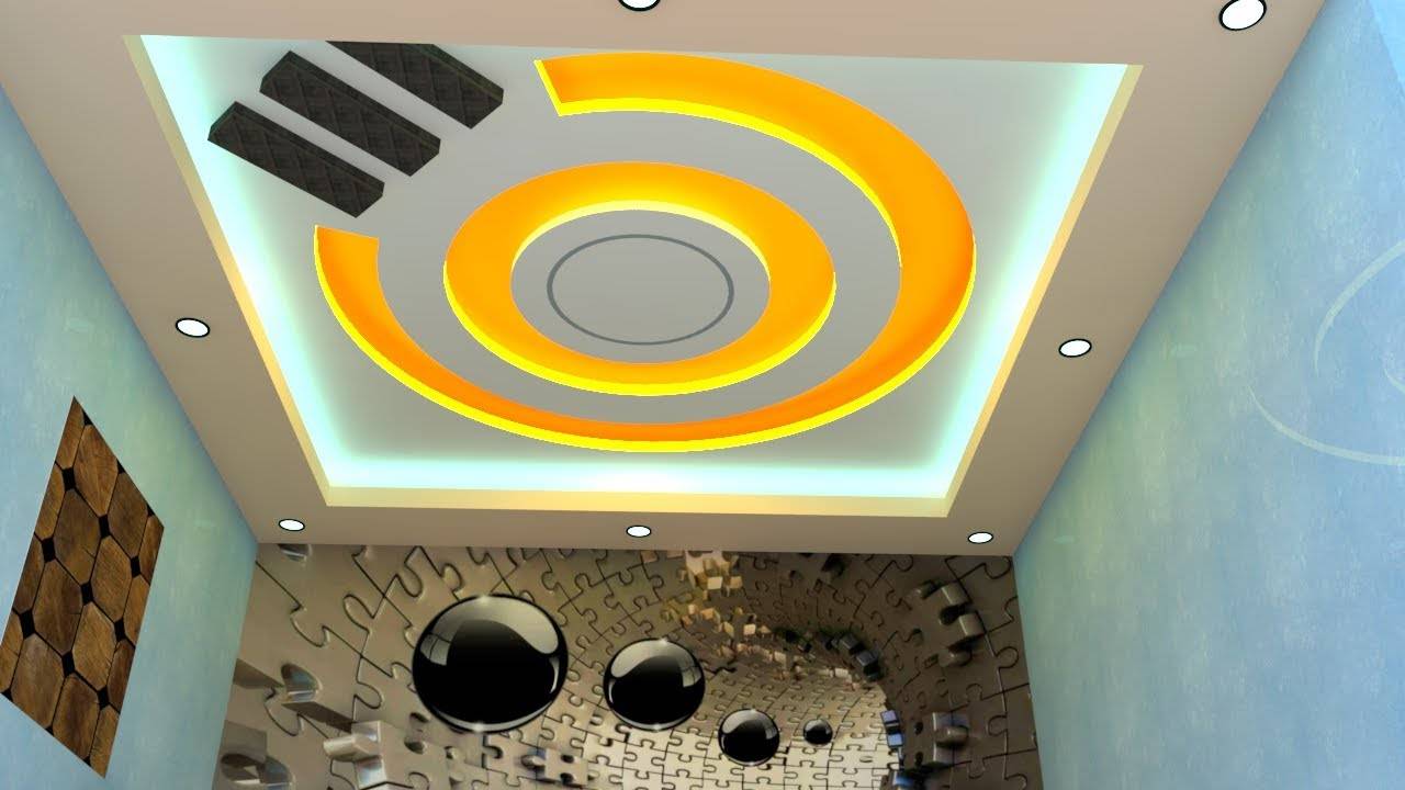 Desain Plafon Gypsum Minimalis