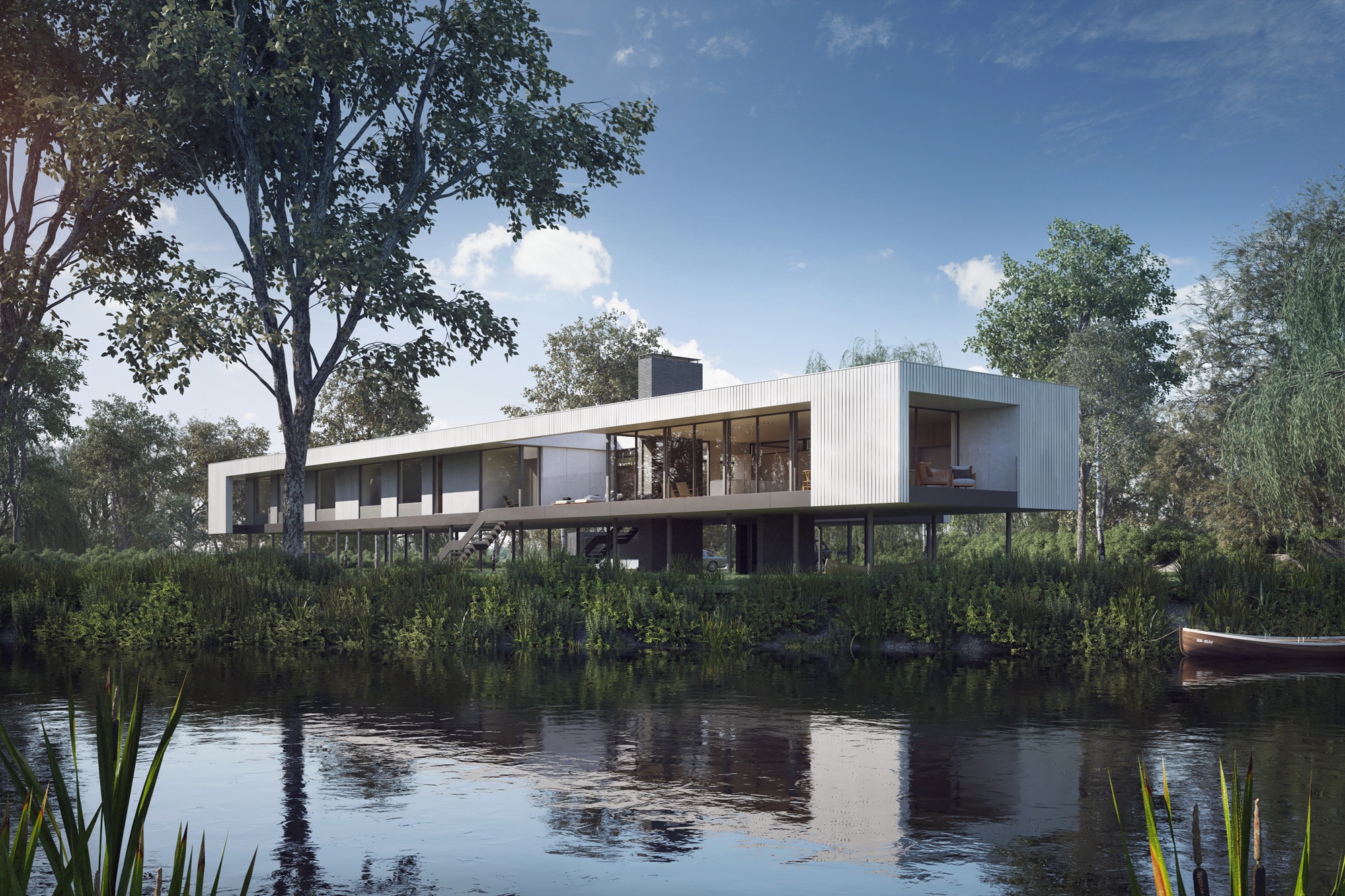 Desain Rumah Panggung Modern
