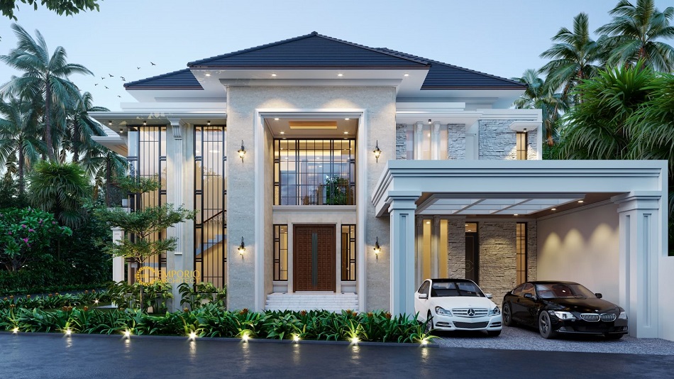 Desain Rumah Klasik Modern 
