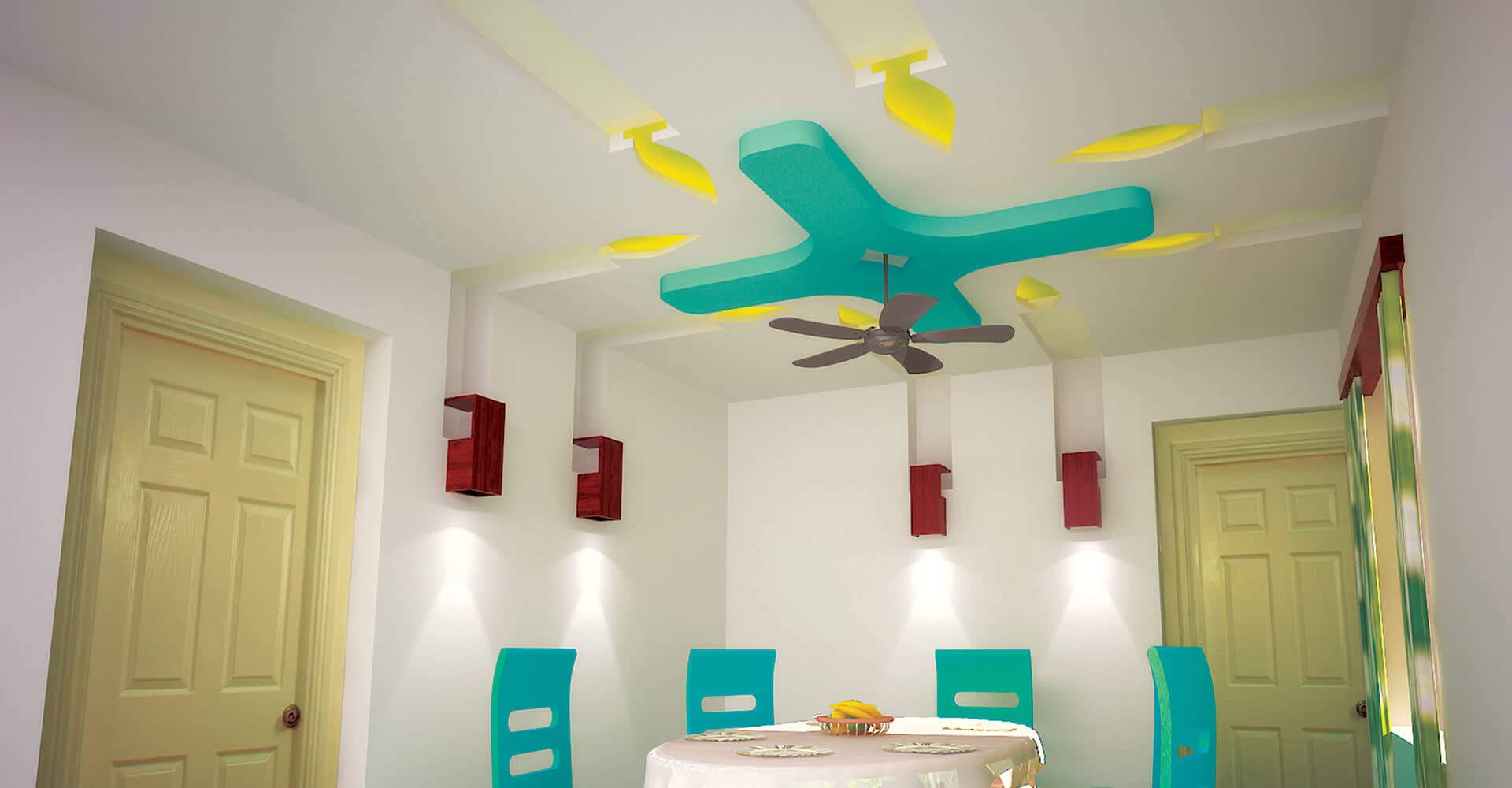 Foto Plafon Gypsum Terbaru