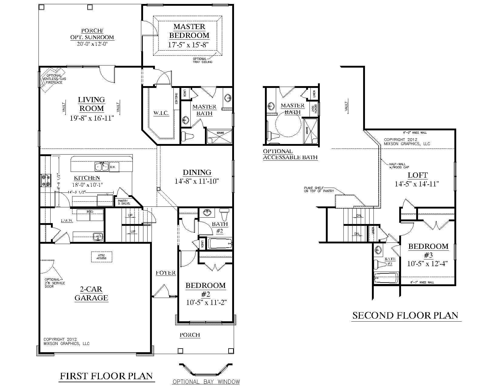 Gambar Denah Rumah 2 Lantai Minimalis Modern