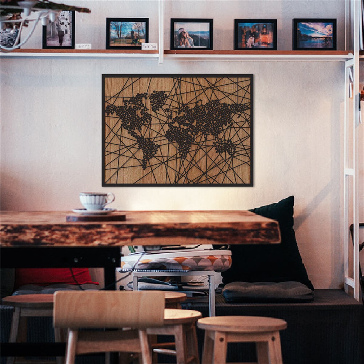 Hiasan Dinding Kayu Minimalis