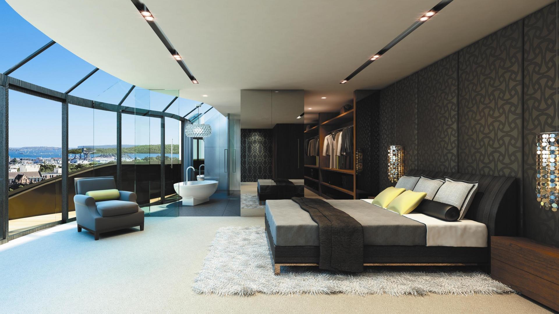 Interior Kamar Tidur Rumah Mewah