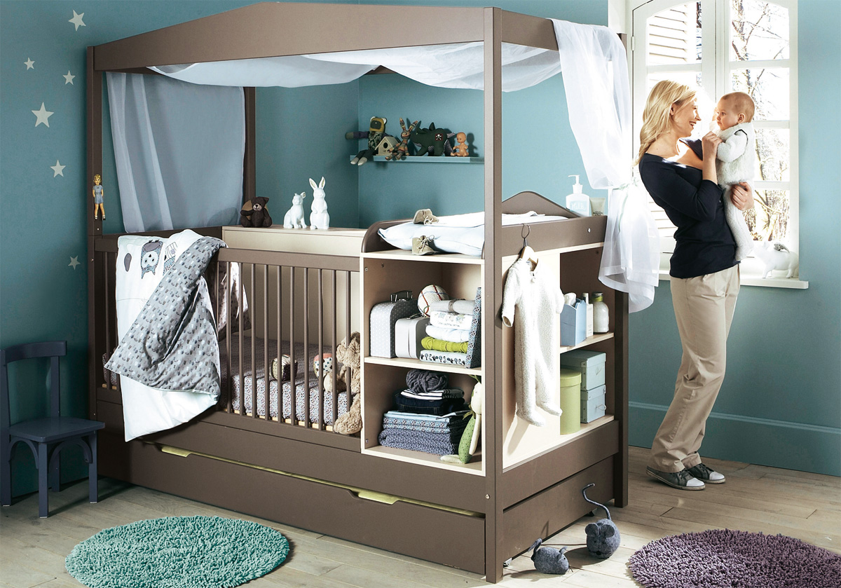 Model Kamar Tidur Bayi Laki-laki