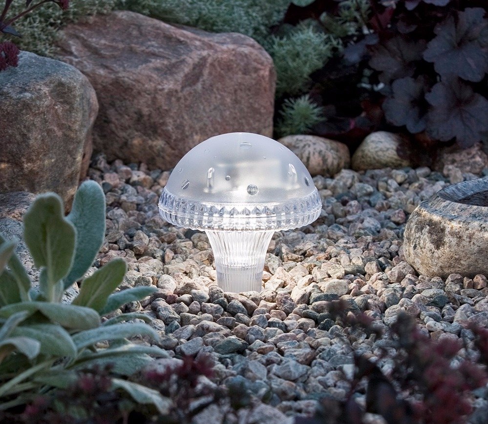 Model Lampu Taman Berbentuk Jamur