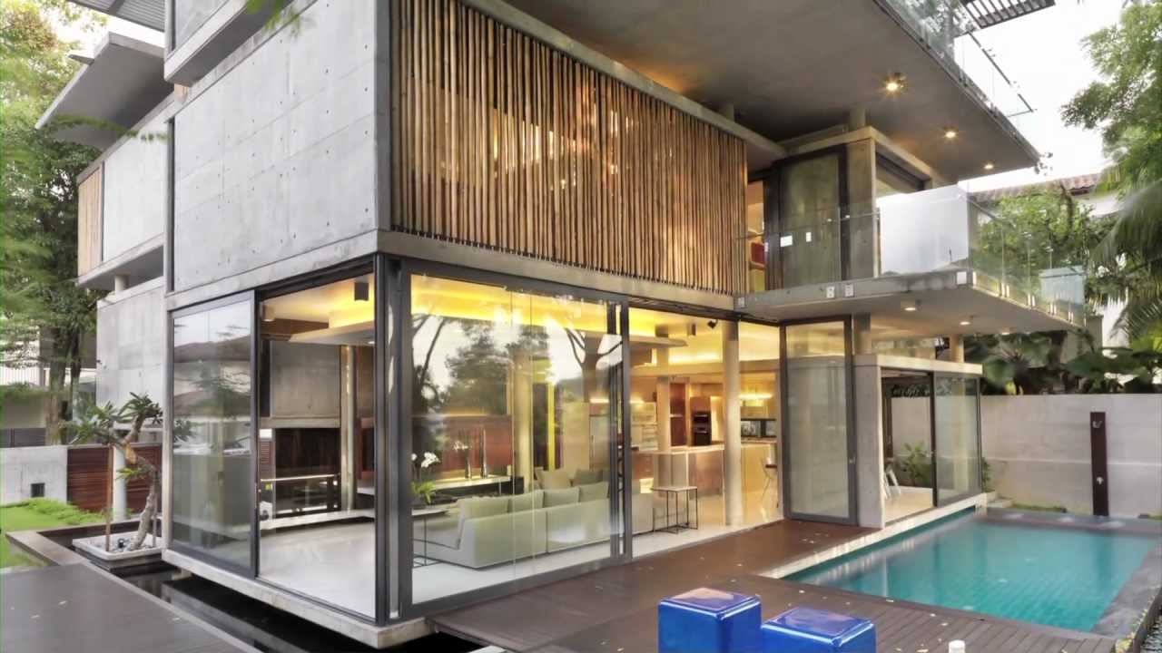 Model Rumah Bambu Modern Minimalis