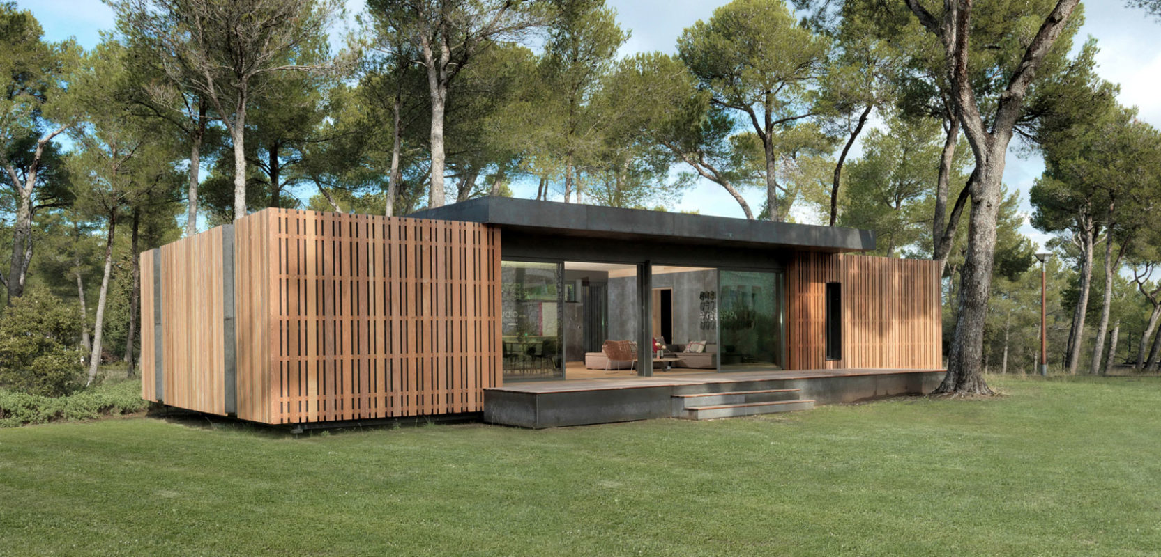 Rumah Bambu Unik Sederhana