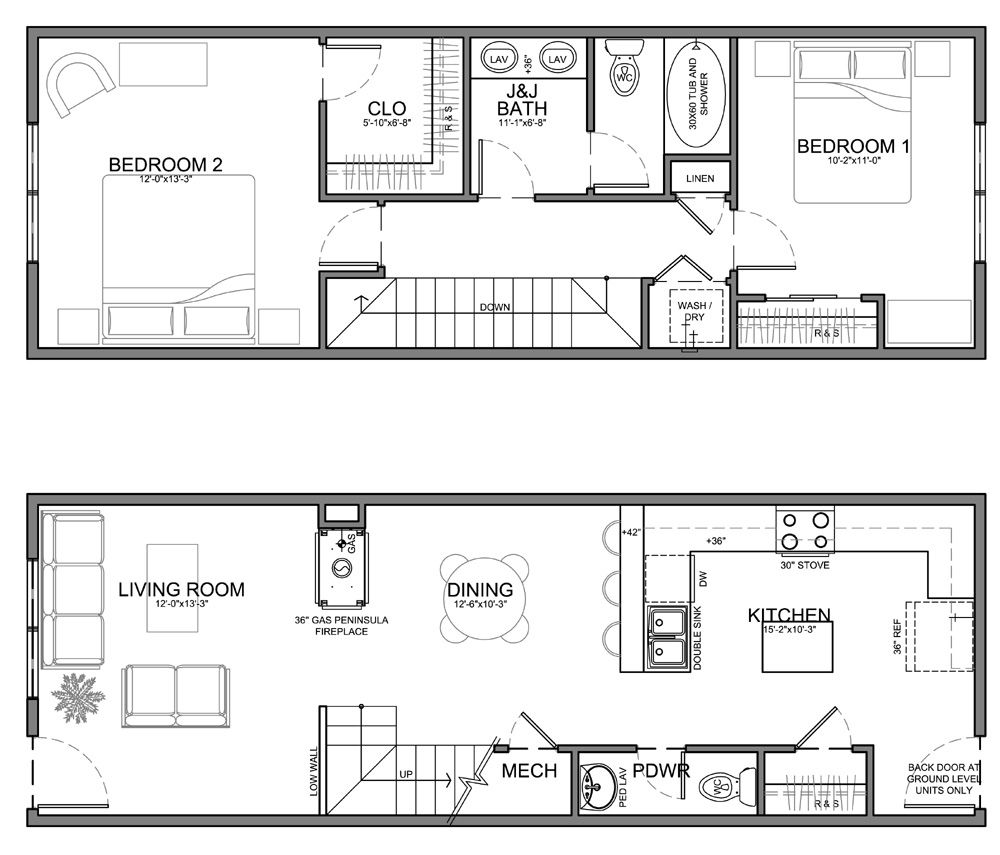 Rumah sederhana dengan 2 kamar tidur